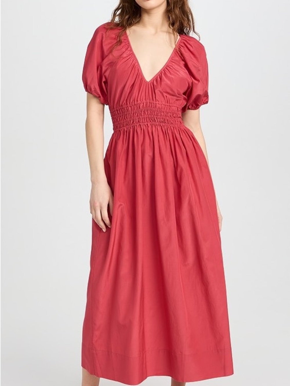 Cherry Tomato Agnata Midi Dress